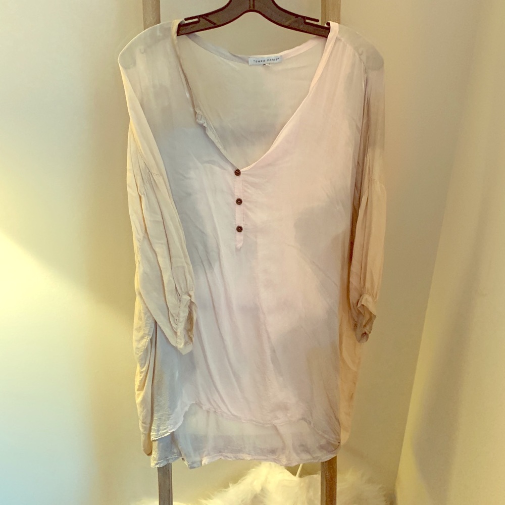 Tempo Paris Tye dye flowy top